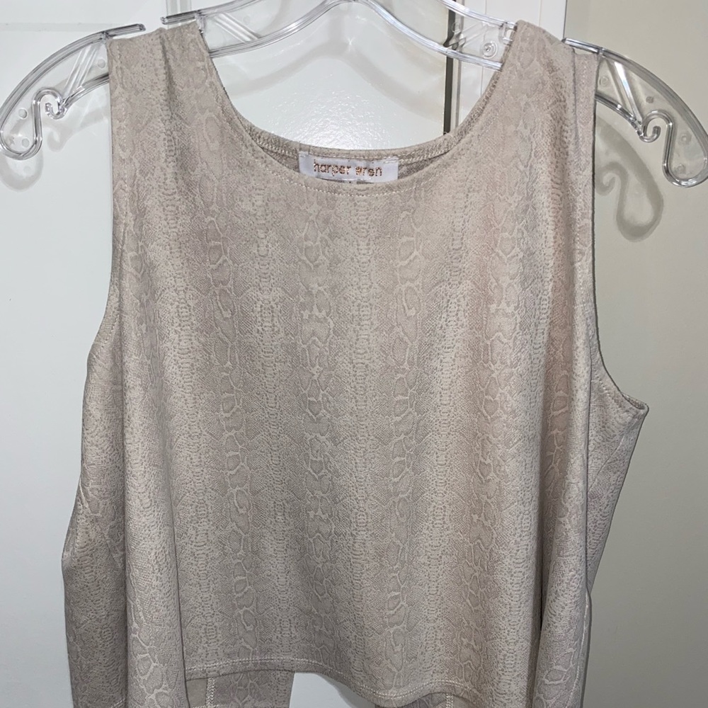 Harper wren snakeskin tank top